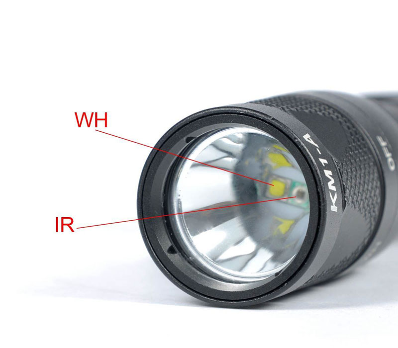 SF IFM M600V IR Dual Output Flashlight Black